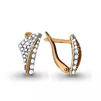 Серьги из золота, артикул LV42117А