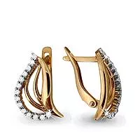 Серьги, золото, артикул LV42109А