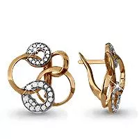 Серьги из золота, артикул LV42107А