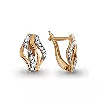 Серьги, золото, артикул LV42101А