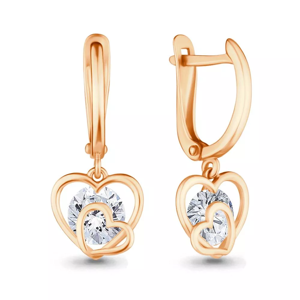 Серьги, артикул LV42097, золото