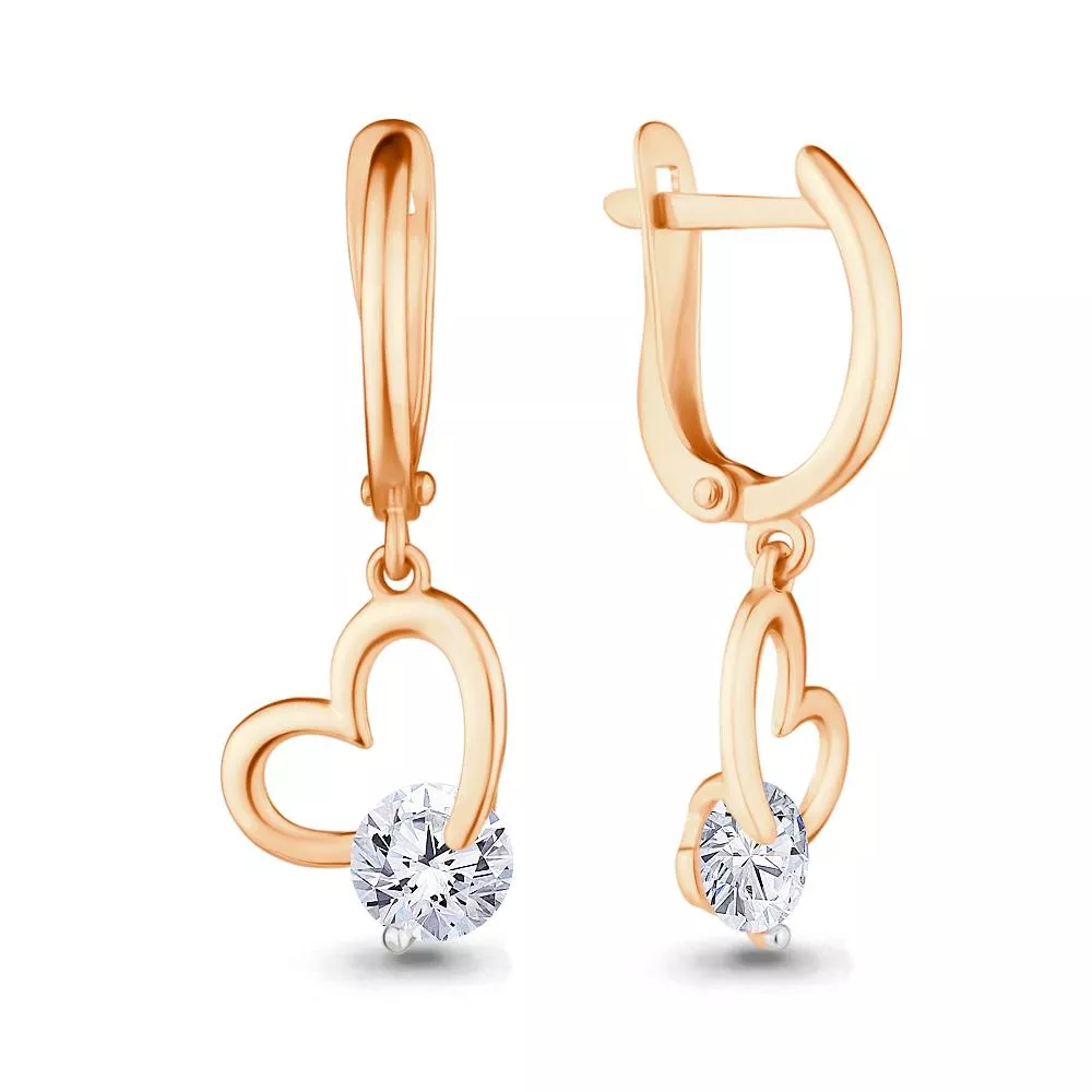 Серьги, золото, артикул LV42096