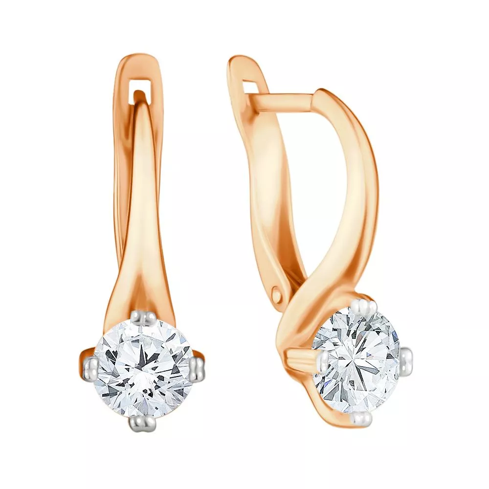 Серьги, золото, артикул LV42076