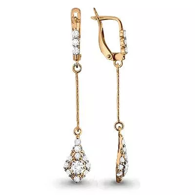 Серьги из золота, артикул LV42074