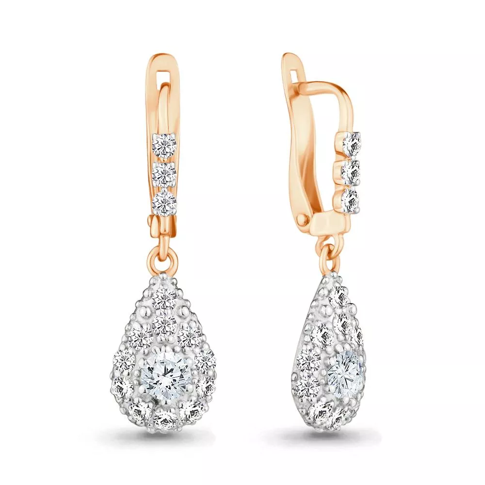 Серьги, артикул LV42072, золото