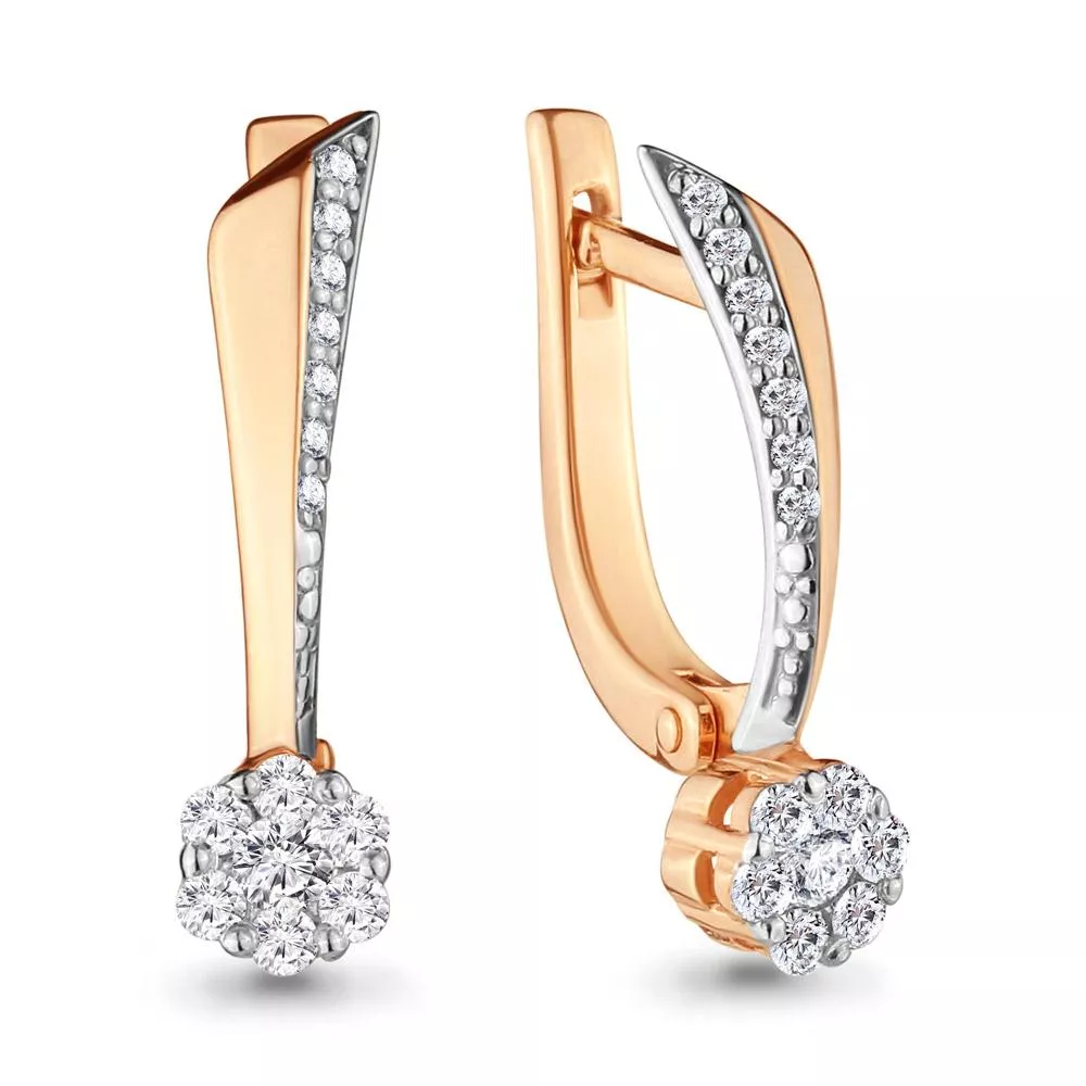 Серьги из золота, артикул LV42059А