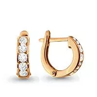 Серьги, артикул LV42054, золото