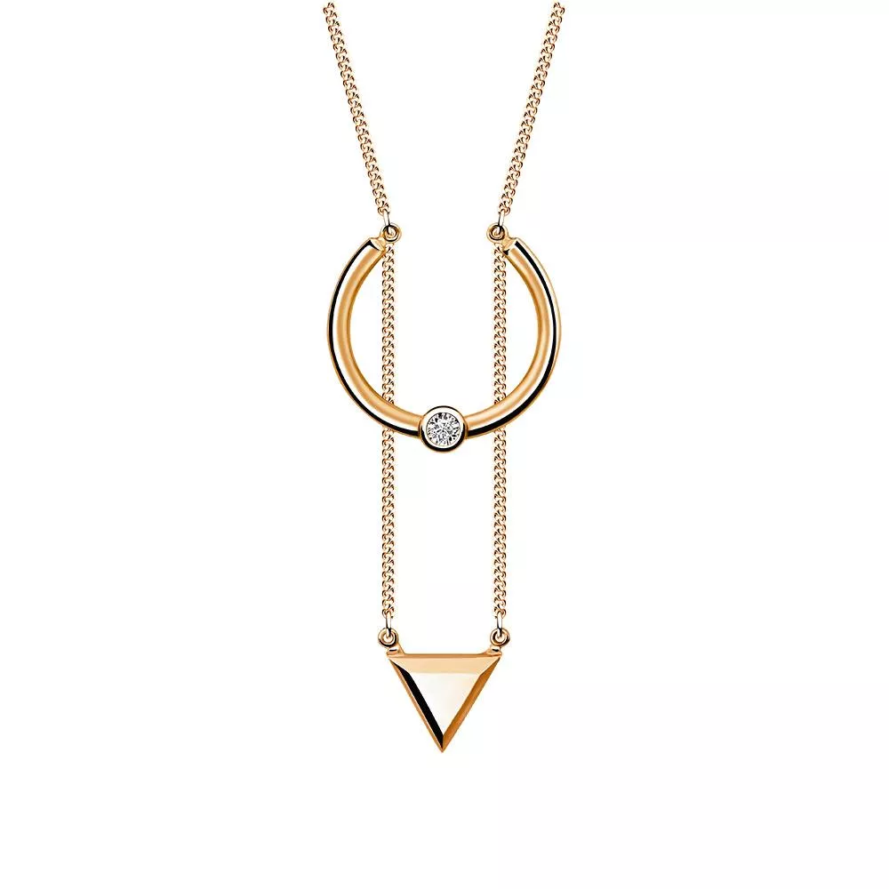 Колье, золото, артикул LV73554А