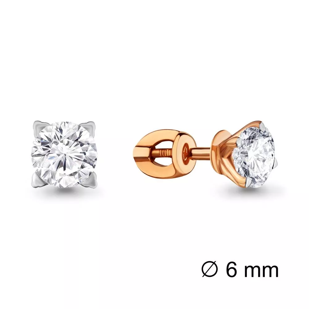 Серьги из золота, артикул LV42043