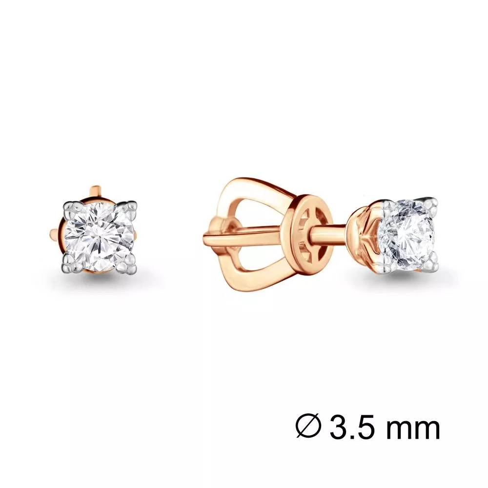 Серьги из золота, артикул LV42040