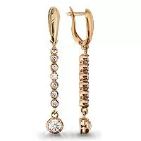 Серьги из золота, артикул LV42037