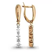 Серьги, золото, артикул LV42033