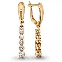 Серьги из золота, артикул LV42032