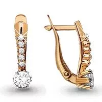 Серьги из золота, артикул LV42009