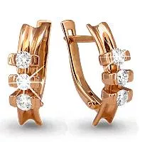 Серьги из золота, артикул LV42003