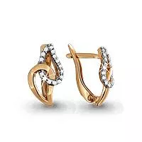 Серьги, артикул LV41998А, золото