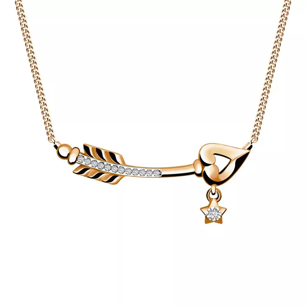 Колье, золото, артикул LV73550А