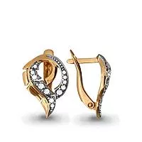 Серьги, артикул LV41976А, золото