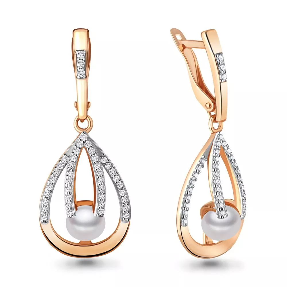 Серьги, золото, артикул LV41971А