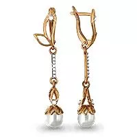 Серьги, артикул LV41966А, золото