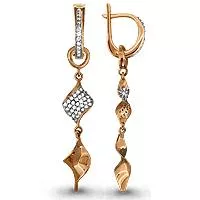 Серьги, золото, артикул LV41933А