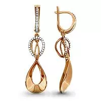 Серьги, золото, артикул LV41930А