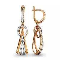 Серьги, золото, артикул LV41928А