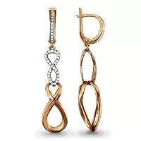 Серьги, артикул LV41927А, золото