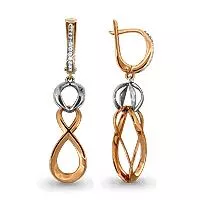 Серьги из золота, артикул LV41926А