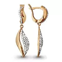 Серьги, артикул LV41925А, золото