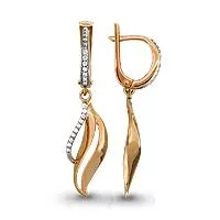 Серьги, артикул LV41916А, золото