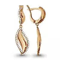 Серьги, золото, артикул LV41912А