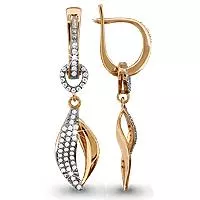 Серьги, артикул LV41910А, золото