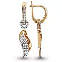 Серьги, золото, артикул LV41909А