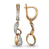 Серьги, золото, артикул LV41906А