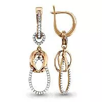 Серьги из золота, артикул LV41905А