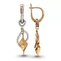 Серьги, золото, артикул LV41901А