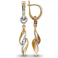 Серьги из золота, артикул LV41897А