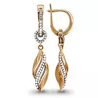 Серьги, артикул LV41896А, золото