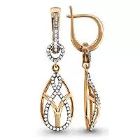 Серьги, золото, артикул LV41891А