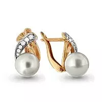 Серьги, артикул LV41877А, золото