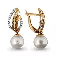 Серьги из золота, артикул LV41876А