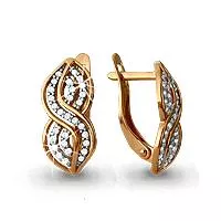 Серьги, артикул LV41855А, золото