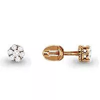 Серьги, артикул LV41799А, золото