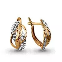 Серьги, золото, артикул LV41798А