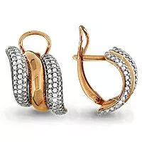 Серьги, артикул LV41781А, золото