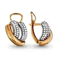 Серьги, золото, артикул LV41774А