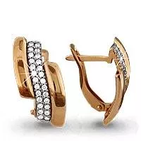 Серьги, артикул LV41755А, золото