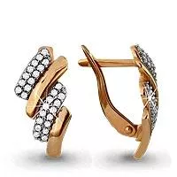 Серьги, артикул LV41753А, золото