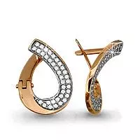 Серьги, золото, артикул LV41725А